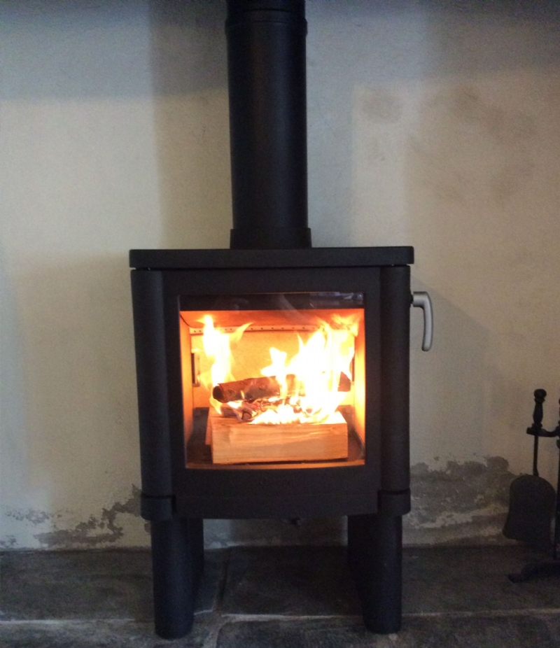 Contura 52 in an old farmhouse wood burning stove installation from ...